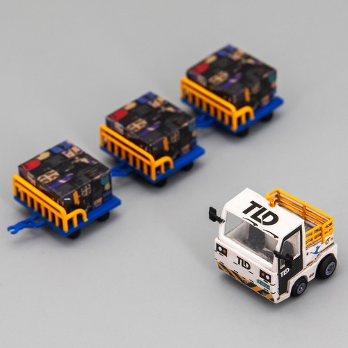 KIT de modelos impresos en 3D versión linda modelo tractor equipaje aeropuerto - Imagen 5 de 24