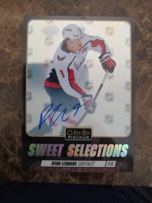 2025-26 UD O-PEE-CHEE PLATINUM ROOKIE SWEET SELECTION Autograph SP RYAN LEONARD