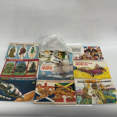 Job Lot of Brooke Bond Picture Card Books with Extra Card