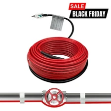 MAXKOSKO Pipe Heat Tape for Water Pipe Freeze Protection, Constant Wattage 120V