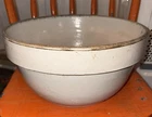 Antique Primitive Red Wing Stoneware Co.  Shoulder Mixing Bowl #2 X Large 12.25”