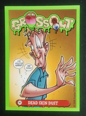 2006 Upper Deck Grossout Card Dead Skin Dust #56