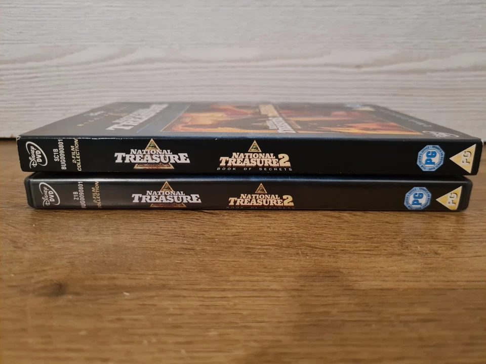 National Treasure 1 & 2 (DVD, 2008) Nicolas Cage {Walt Disney} [Region 2] [UK] - Image 2 of 4