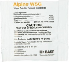 10 Gram Packet Alpine WSG Water Soluble Granule Insecticide Kill Ant roach