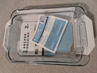 Set of 2 Anchor Hocking Clear Glass Pan Casserole Baking Dish 3 QT 13" x 9" 2 QT — photo 2