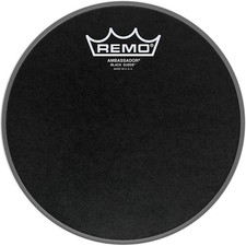 Remo Black Suede Ambassador Batter Drumhead 8 in.