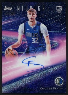 2025 26 Topps Midnight Horizon Solstizio d'inverno Cooper Flagg RC Rookie AUTO 34/35