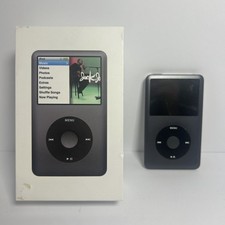 Apple iPod 6th Generation Classic 120GB - Black MB565LL Bundle Box Charger Pap