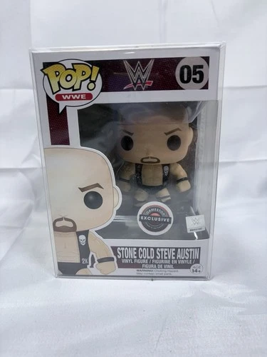 Funko pop Stone Cold Steve Austin #05 Vinyl WWE GameStop Exclusive JJ0227JW