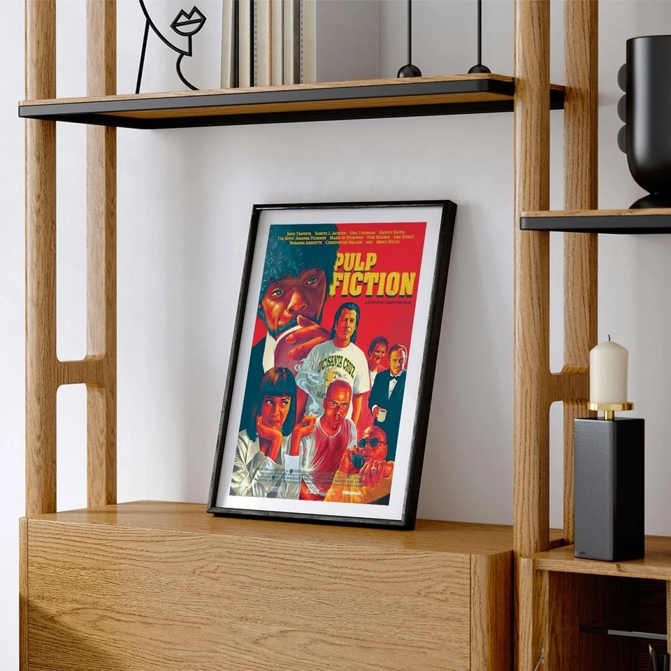 Pulp Fiction (1994) Movie Poster Art - Film Fans. No Frame - Image 3 of 4