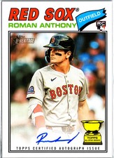 2026 Topps Heritage #ROA-RAN Roman Anthony Real One Autographs