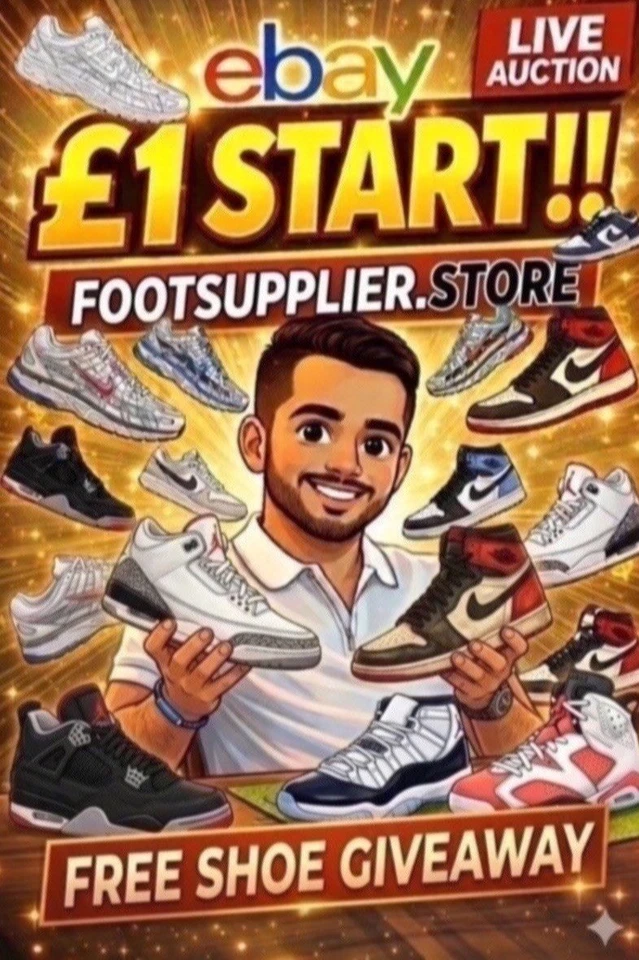 SATURDAY NIGHT SHOW. £1 START JORDANS,NIKE P6000, AF1,AIR MAX,SHOX