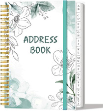 Address Book with Alphabetical Tabs - A5 Telephone  Address Book with Address C
