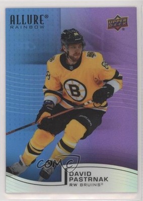 2021-22 Upper Deck Allure Rainbow Blue Purple 68/199 David Pastrnak #R-93 1s74