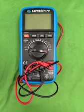 Electronix Express V79 Auto Ranging True RMS Digital Multimeter Tested (E8)
