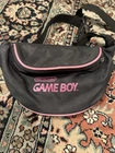 Vintage 90s Nintendo Game Boy Hot Pink Black Fanny Pack Waist Case Bag Travel
