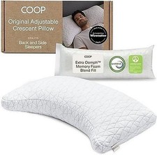 Coop Home Goods Crescent Adjustable Pillow Queen Memory Foam R017