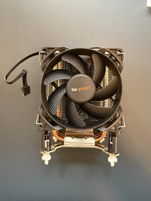 Be Quiet! Pure Rock Slim 120W TDP CPU Cooler Fan  In Box With Manual