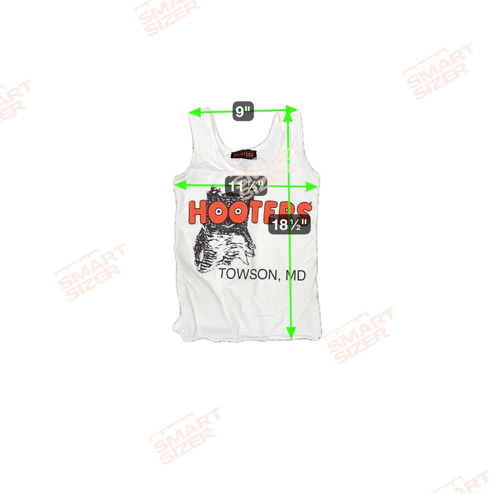 Hooters Outfit XS Lot 3 Uniform Towson MD Tank Top Shorts Bundle Cosplay Costume image 5