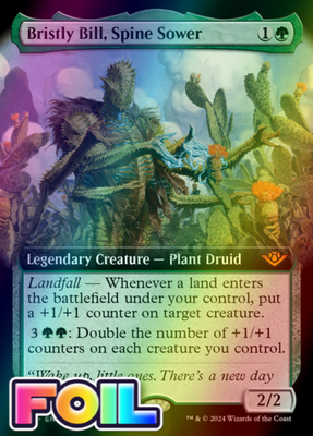 x1 Bristly Bill, Spine Sower OTJ MTG 338 FOIL MYTHIC M/NM 1x | eBay