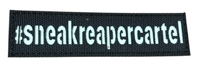Sneakreaper Industries Ed s Manifesto Laser Cut Morale Patch Hook Black