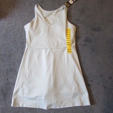 Gap Fit Blue Active Tank Dress Medium Pad Bra Inner Shorts NWT MSRP $69.95