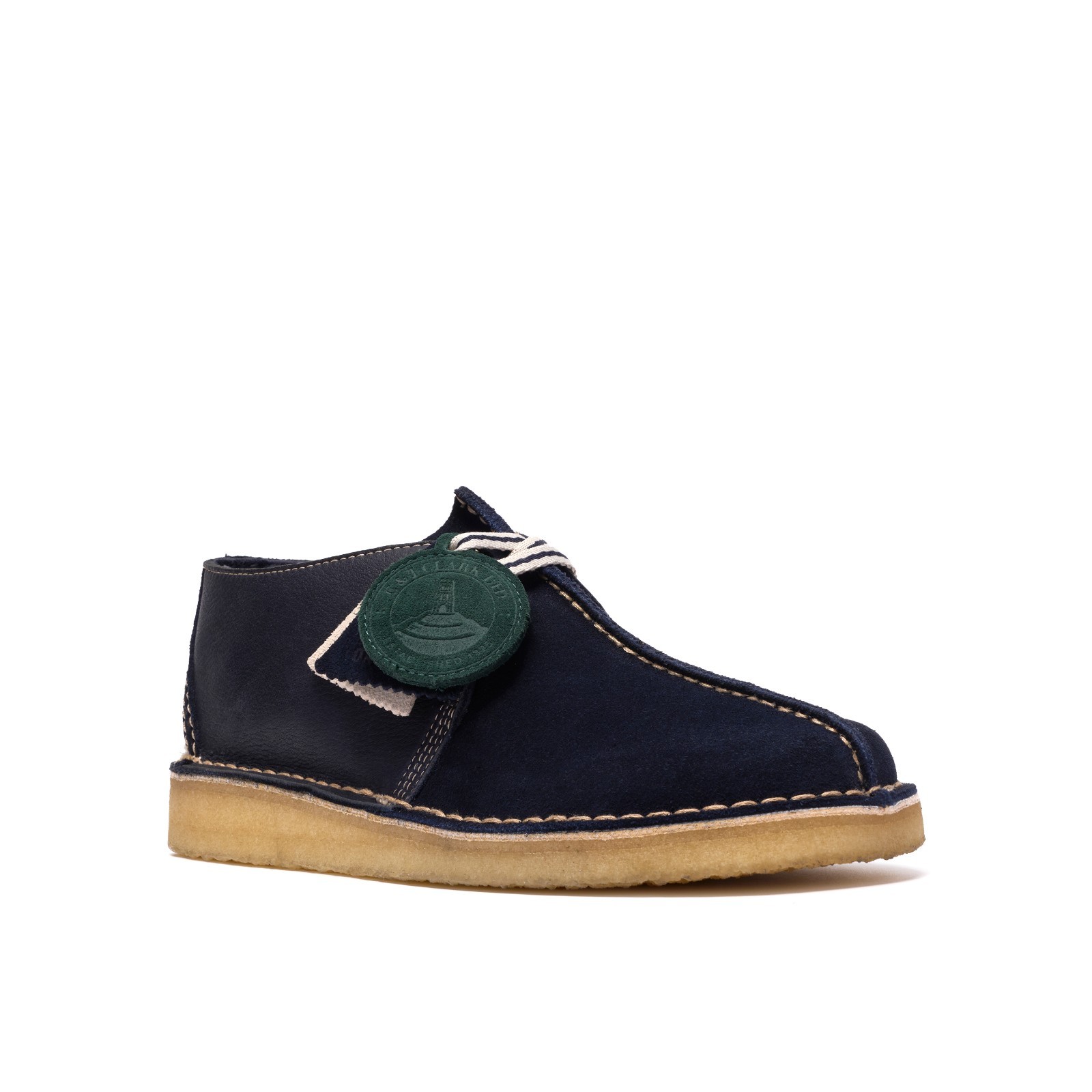 Clarks Originals Desert Trek Navy Blue Suede Leather "bankro