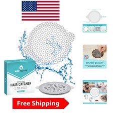 Cost-Effective Drain Protection: 50 Pack Waterproof Hair Catchers for Showers