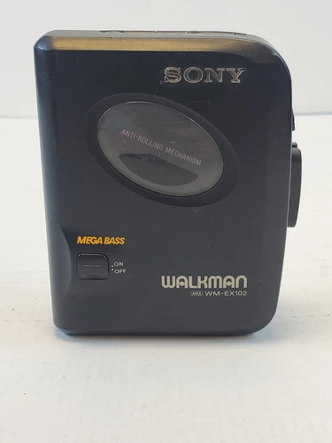 Sony Walkman WM-EX102 Cassette Player Mega Bass AVLS FOR PARTS REPAIR