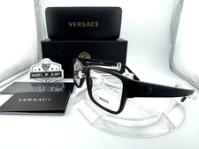 VERSACE VE 3342 GB1 BLACK EYEGLASSES FRAME 57MM MENS GLASSES AUTHENTIC NEW 316