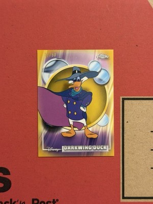2026 Topps Chrome Disney #135 Darkwing Duck Gold Refractor /50