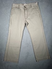 Vintage Levi's Pants Men's 38x32 Beige Khaki Workwear Loose Boot Cut Cargo Y2K