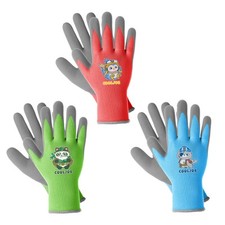 3 Pairs Kids Gardening Gloves for Little kid Age 3-5, Children Toddlers Boys ...
