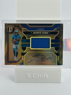 Jahmyr Gibbs Jersey Autograph #212 2023 Panini Gold Standard RPA RC /199