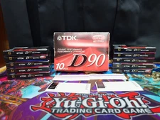 TDK D90 Type I Cassette Tape 10pcs Pack New Sealed Made in Japan