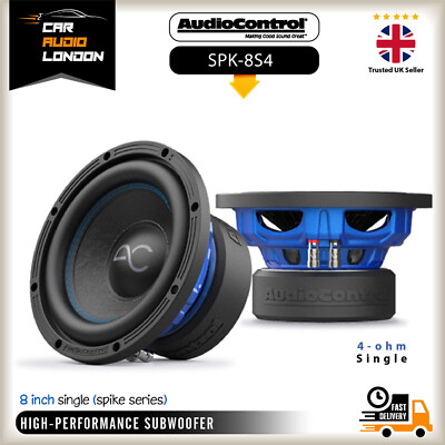 AudioControl SPK-8S4 Spike Serie 8'' 4-Ohm EINZELNER Subwoofer - 350 W RMS