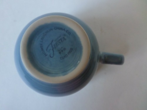 Fiesta Cup & Saucer Periwinkle Blue Fiestaware - Picture 4 of 4