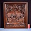*30" tall french antique deeply carved gothic panel in solid walnut wood salvage