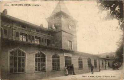 Old postcard AK MONTREUX-VIEUX - La Gare (366363)