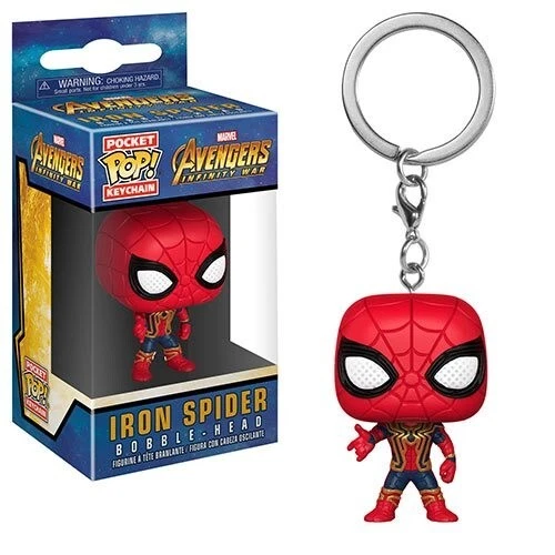 Funko Marvel Avengers Infinity War Spider-Man Iron Spider Pocket Pop Key Chain