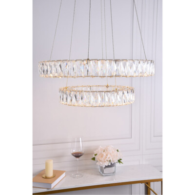 Crystal Chandelier Modern Kitchen Island Living Dining Room Foyer Light Fixture