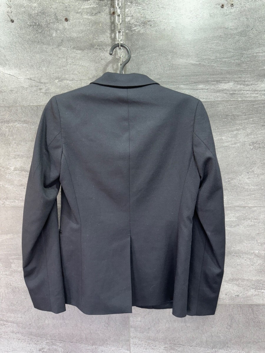 Uniqlo Jil Sander +J Wool Blazer Suit Jacket Womens Black Size S