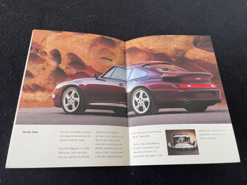 Porsche 911 Carrera C4 S & Targa 1996 catálogo 993 cabina C4S y turbo cupé folleto - Imagen 5 de 7