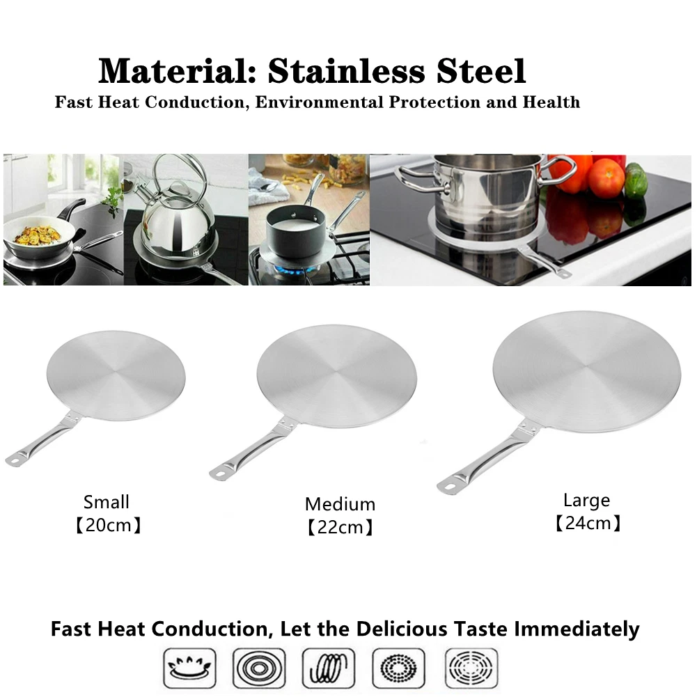 Induction Disc Hob Converter Adapter Heat Diffuser Gas Electric Cooker Plate  UK | eBay
