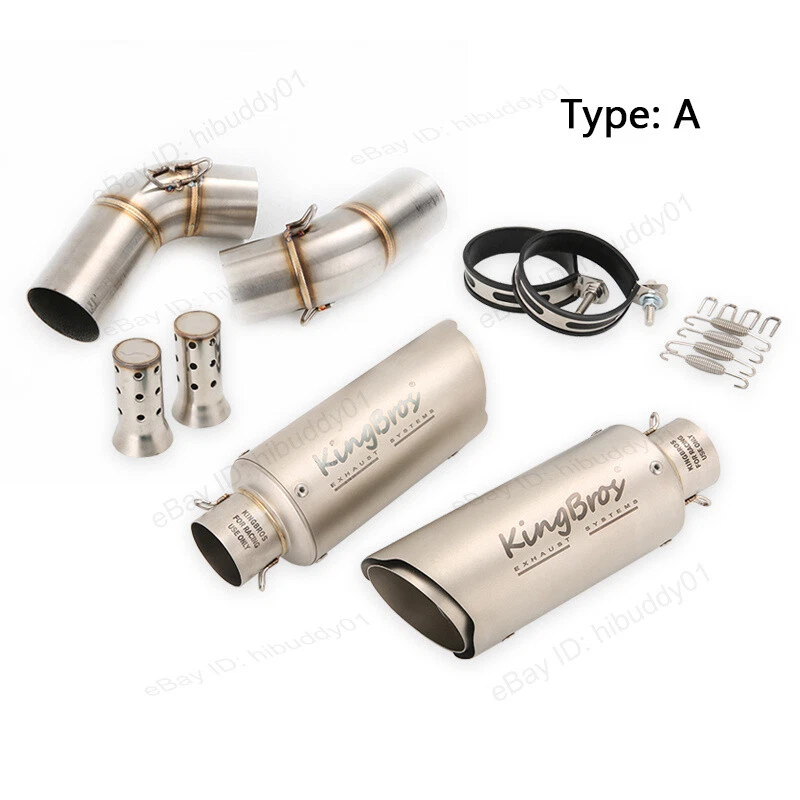 Punta silenciadora tubo medio izquierdo derecho para Ducati Monster 696 1100 796 795 Foto 4 de 4