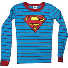 Hanna Andersson Justice League Superman Size 14 Sleep Shirt Cotton Long Sleeve