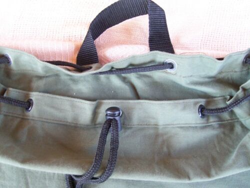 MCGUIRE-NICHOLAS WORKWEAR BAGS-BRAND NEW-ARMY GREEN W/DRAWSTRING & HANDLES - Picture 3 of 10