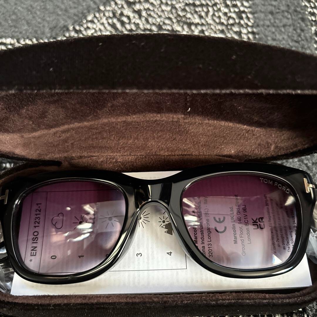 小物 TOM FORD TF237-F DON TOM FORD Sunglasses TF237-F Snowdon 01B Asian Fit Black 50016717