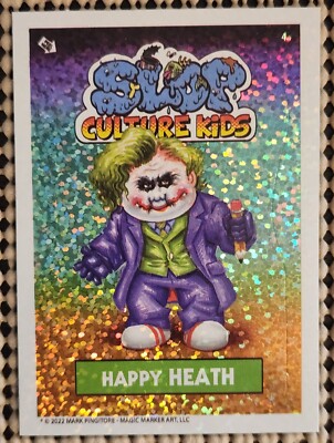 HAPPY HEATH LEDGER SLOP CULTURE KIDS SERIES 1 STICKER FOIL SP CHASE CARD JOKER