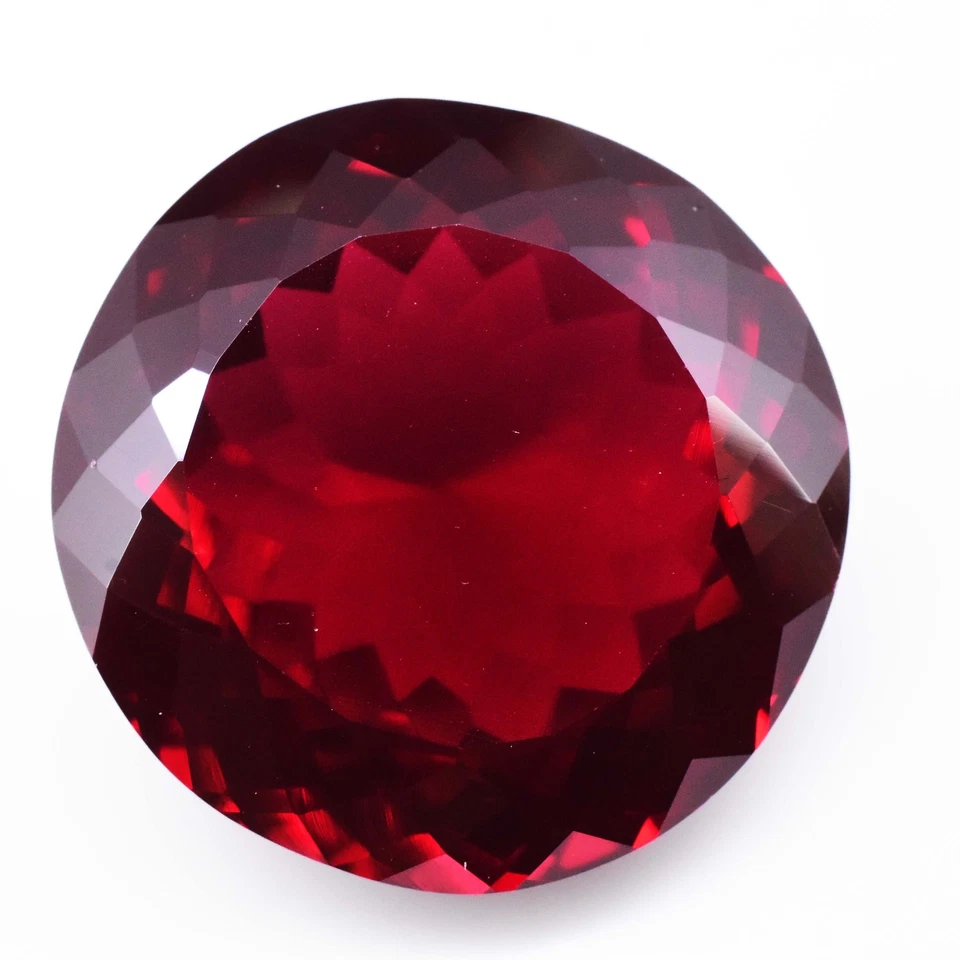 Feurige Eleganz 51,15 Ct Mosambik Pyrop Granat Rund Edelstein - Bild 2 von 4